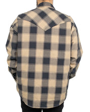 Wrangler - Skjorta - Rutig Oversized Western - Curds - Beige