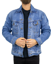 Lee - Jeansjacka - Relaxed Rider - Blå