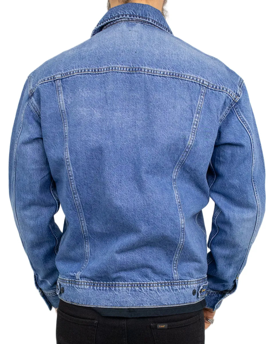 Lee - Jeansjacka - Relaxed Rider - Blå