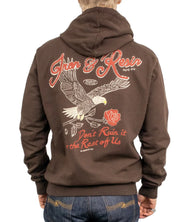 Iron & Resin - Hoodie with eagle - Don't ruin it - Brown