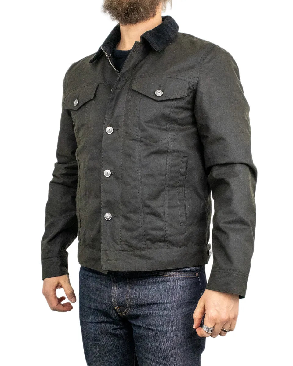 Iron & Resin - Waxed Canvas Jacket - Scout Halley - Olive Green