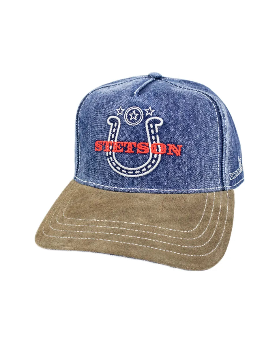 Stetson - Trucker Cap - Denim Western - Blue/Brown