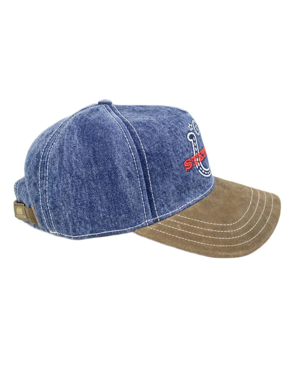 Stetson - Trucker Cap - Denim Western - Blue/Brown