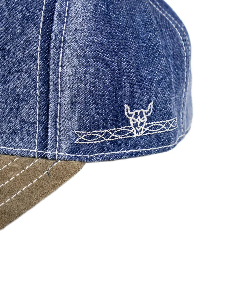 Stetson - Trucker Cap - Denim Western - Blue/Brown