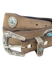 Gianni Franco - Handgjort Läderbälte - 14 Luciano - Grå