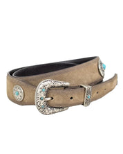 Gianni Franco - Handgjort Läderbälte - 14 Luciano - Grå