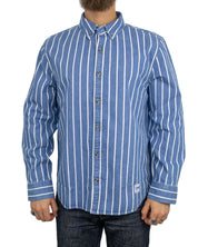 Lee - Skjorta - Button Down stripe - Blå