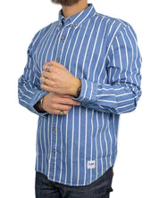 Lee - Skjorta - Button Down stripe - Blå
