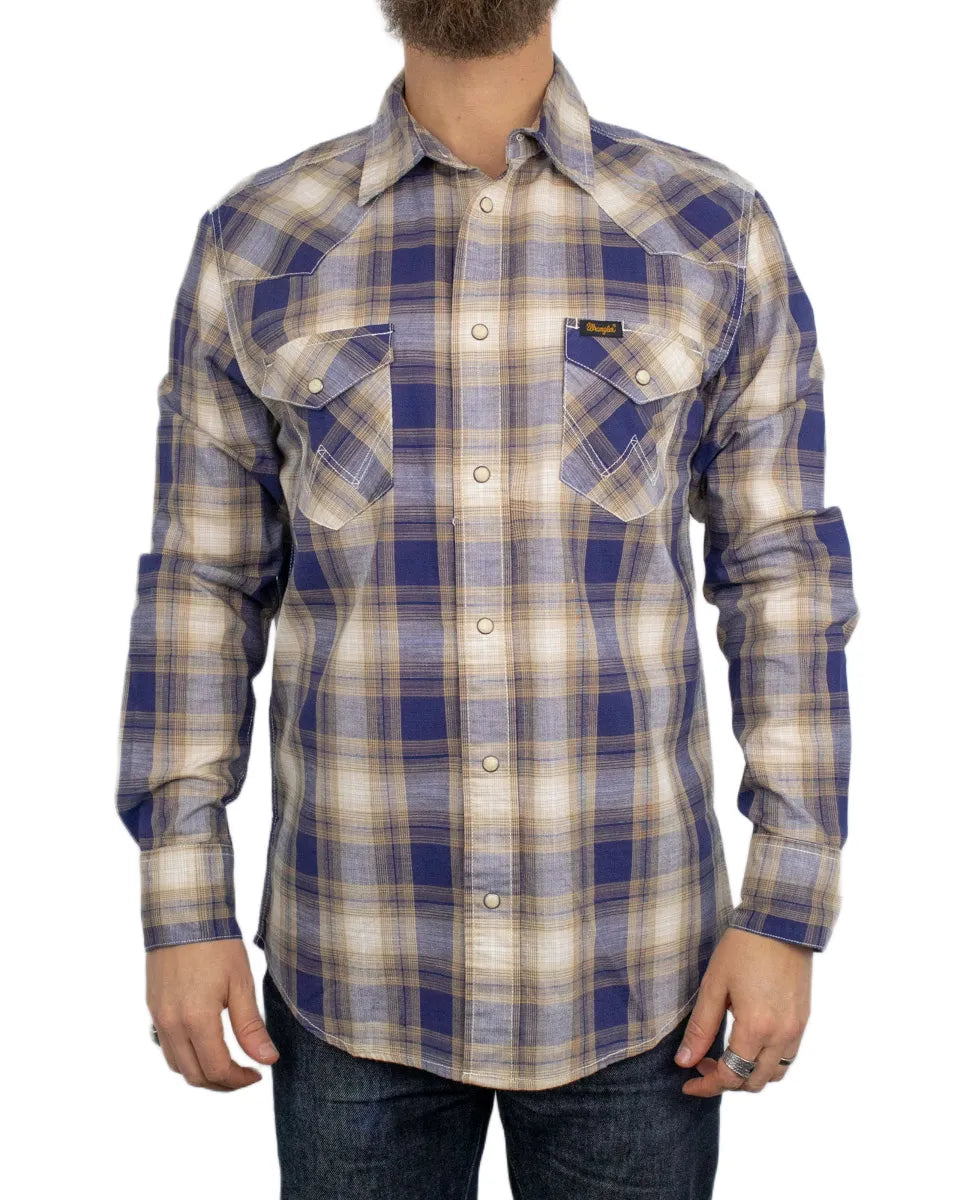 Wrangler - Shirt - Western Indigo - Blue