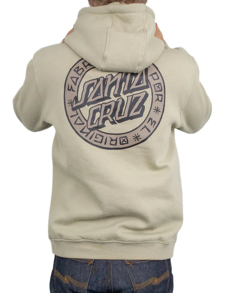 Santa Cruz - Hoodie - Loco Dot - Beige