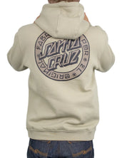 Santa Cruz - Hoodie - Loco Dot - Beige