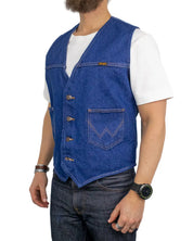 Wrangler - Denim Vest - Cowboy Cut - Blue