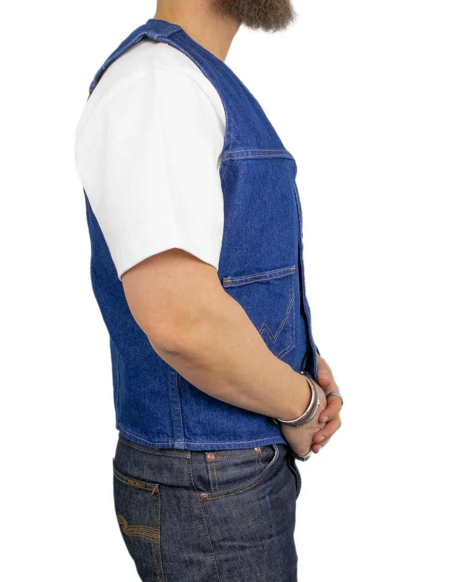 Wrangler - Denim Vest - Cowboy Cut - Blue