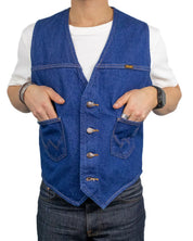 Wrangler - Denim Vest - Cowboy Cut - Blue