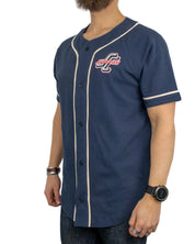 Santa Cruz - Short Sleeve Shirt - Outer Baseball - Blue