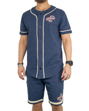 Santa Cruz - Short Sleeve Shirt - Outer Baseball - Blue