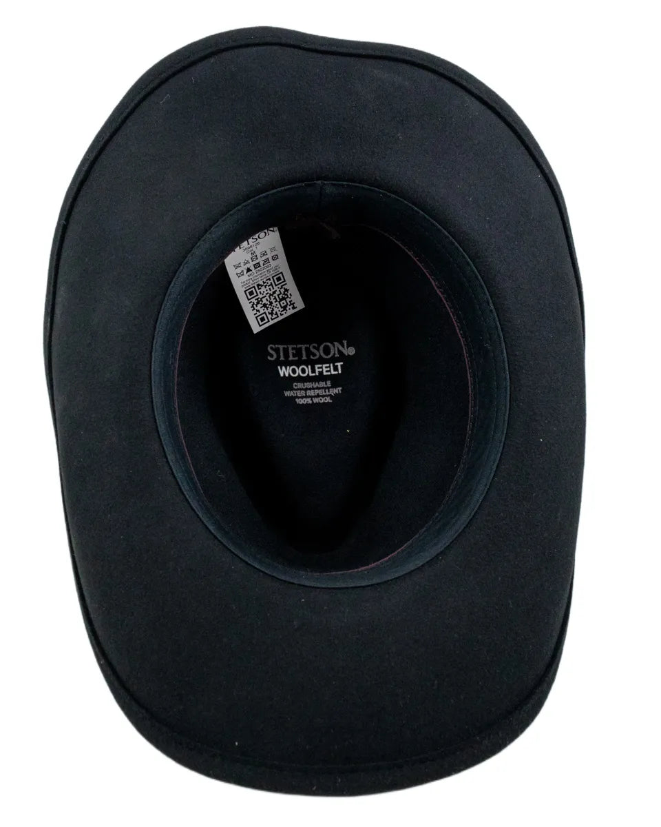 Stetson - Ullhatt - Western Woolfelt - Svart