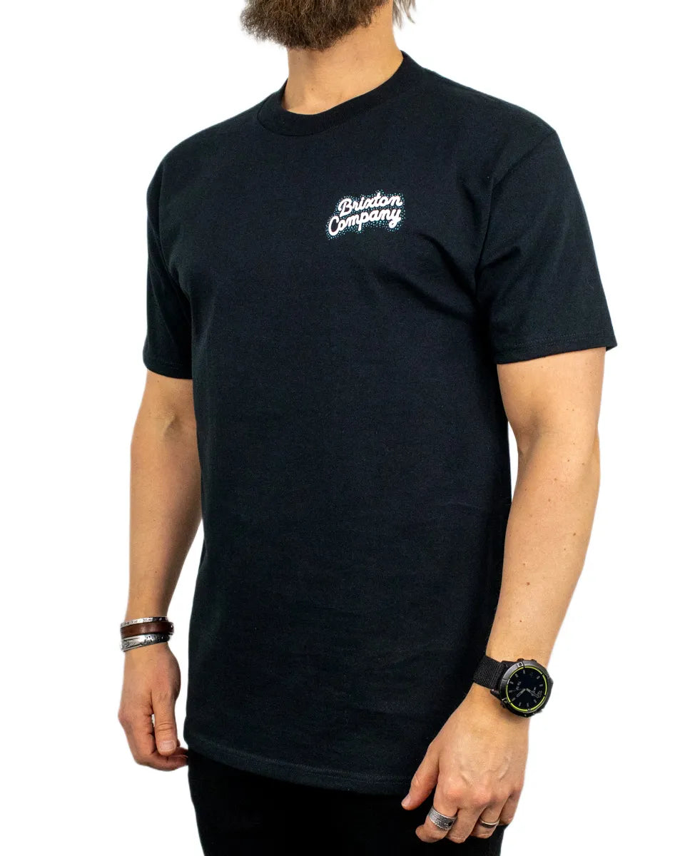 Brixton - T-Shirt - Stay While - Black
