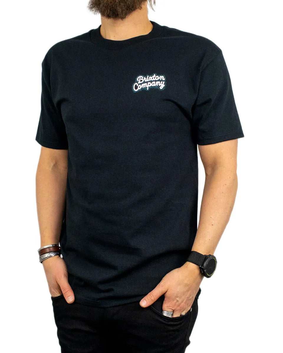 Brixton - T-Shirt - Stay While - Black