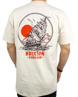 Brixton - T-Shirt - High Seas - Cream White
