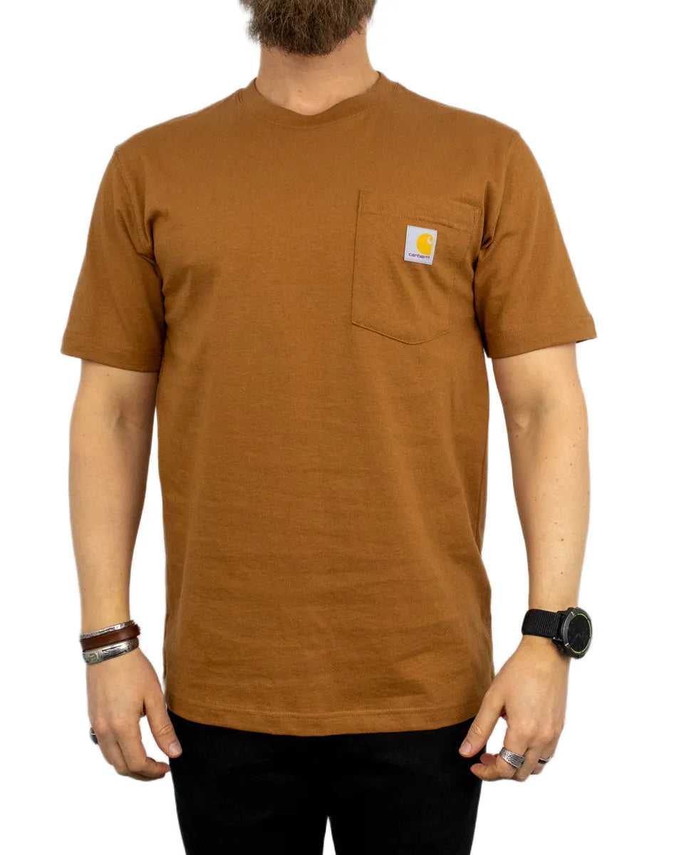 Carhartt - Pocket T-Shirt - K87 - Brun