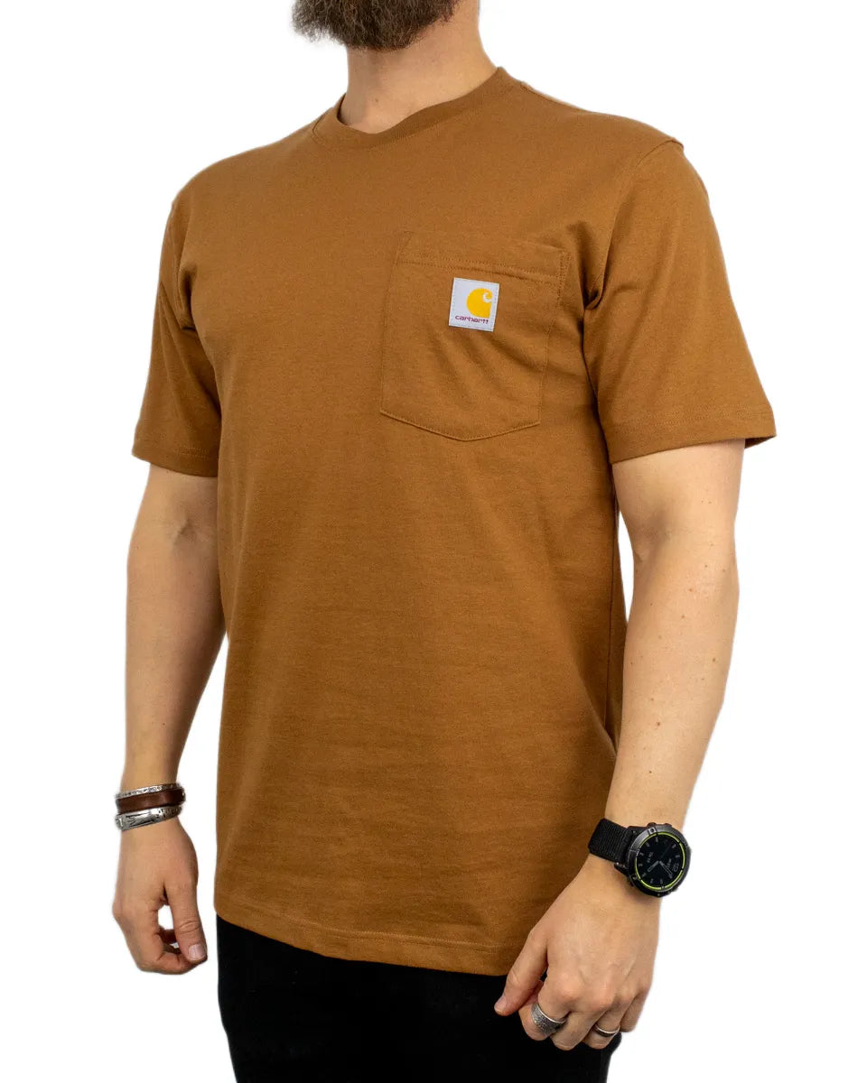 Carhartt - Pocket T-Shirt - K87 - Brun