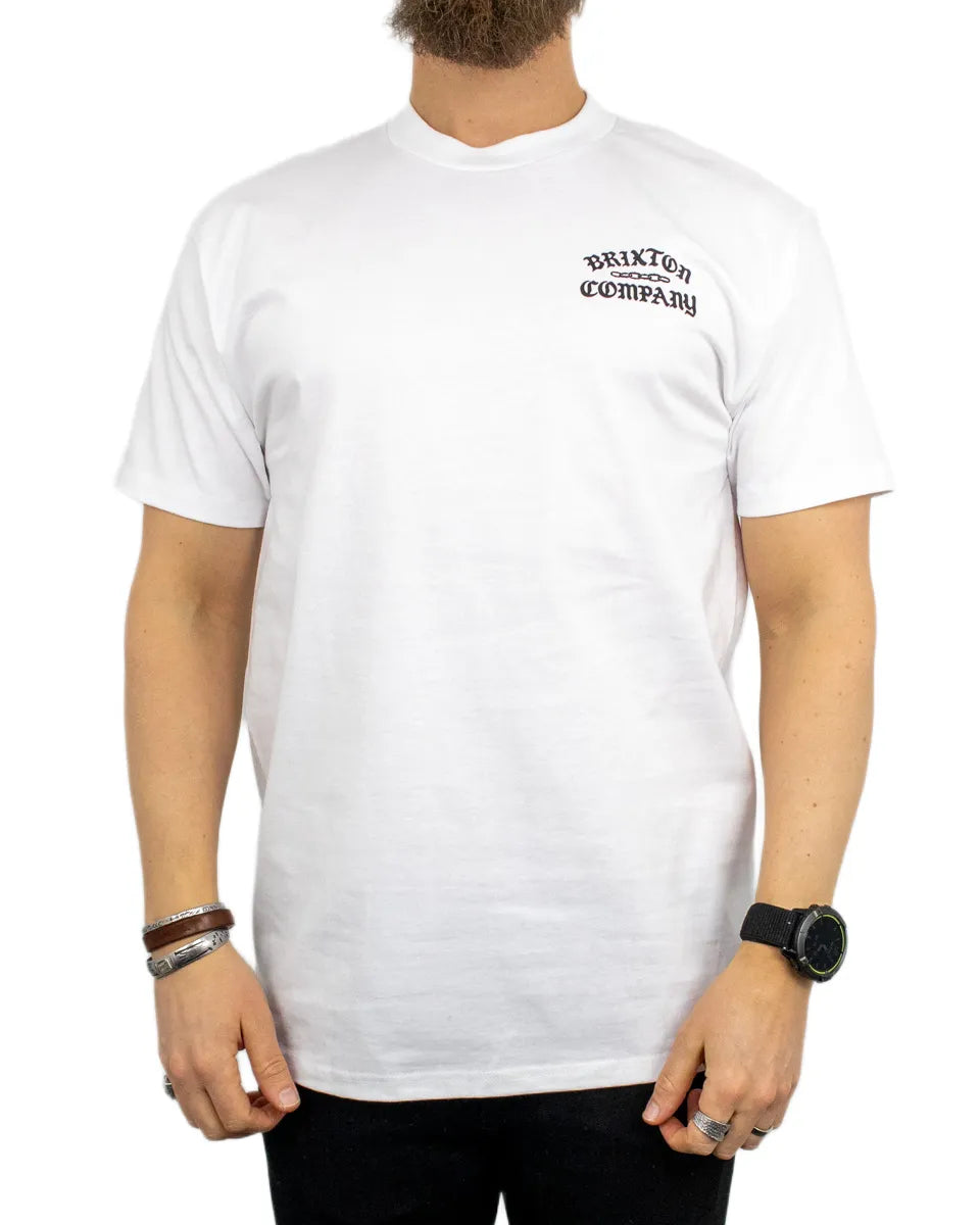 Brixton - T-Shirt - Chains - Vit