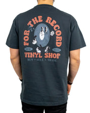 Lee - T-Shirt - Vinyl Shop - Tvättad Svart