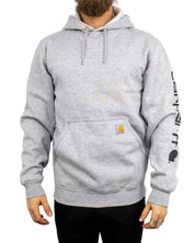 Carhartt - Hoodie - Sleeve Logo - Ljusgrå