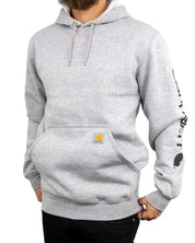 Carhartt - Hoodie - Sleeve Logo - Ljusgrå