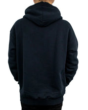 Brixton - Hoodie med Armtryck- Always smile - Svart