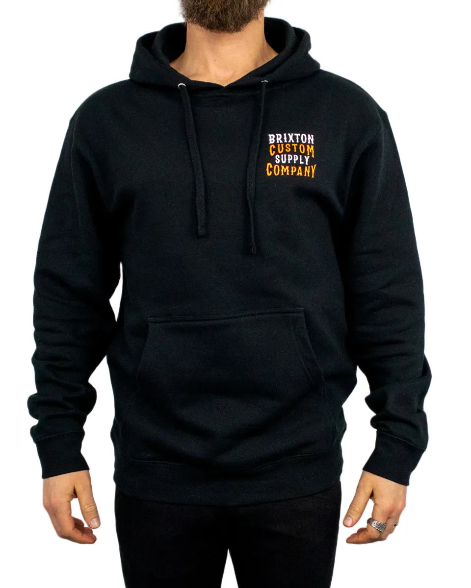 Brixton - Hoodie - Wheaton - Svart
