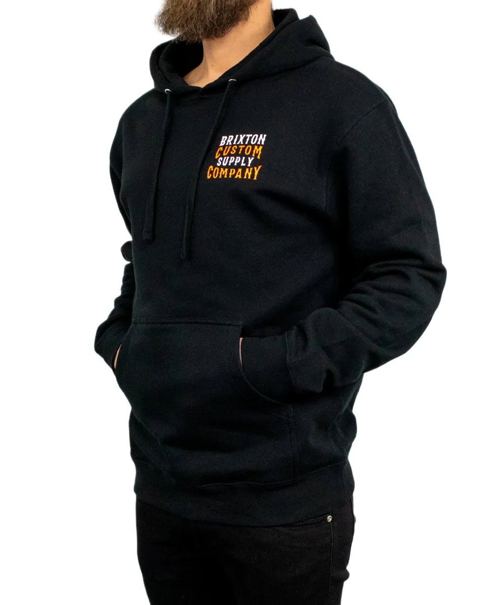 Brixton - Hoodie - Wheaton - Svart