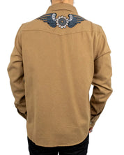 Brixton - Flanellskjorta - Waylon - Brun