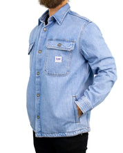Lee - Overshirt i Denim - Just Me - Blå