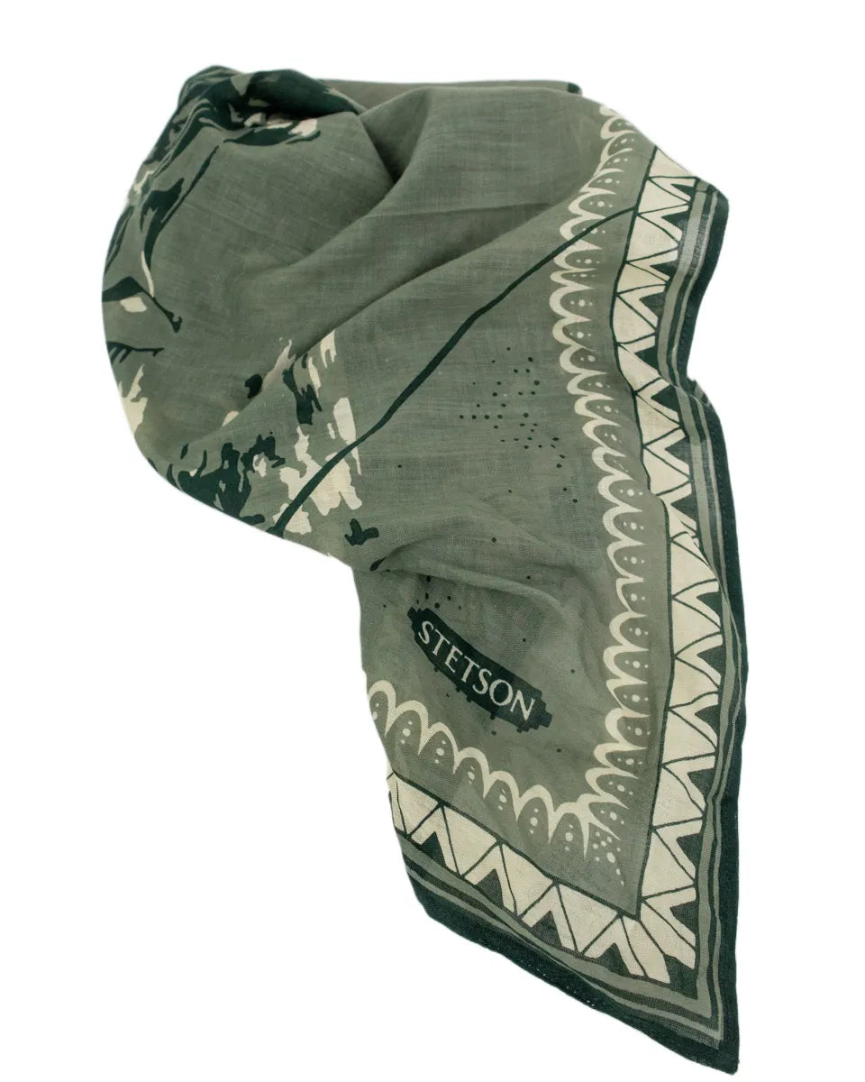 Stetson - Bandana - Last Drop - Grön