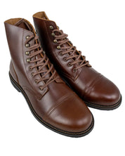 Pike Brothers - Kängor - 1966 Low Quarters - Cognac