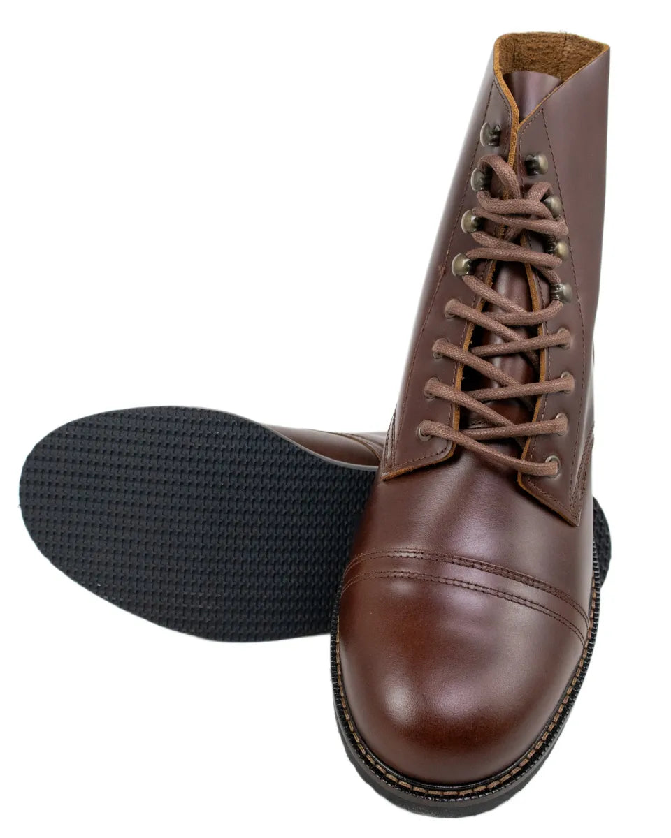 Pike Brothers - Kängor - 1966 Low Quarters - Cognac