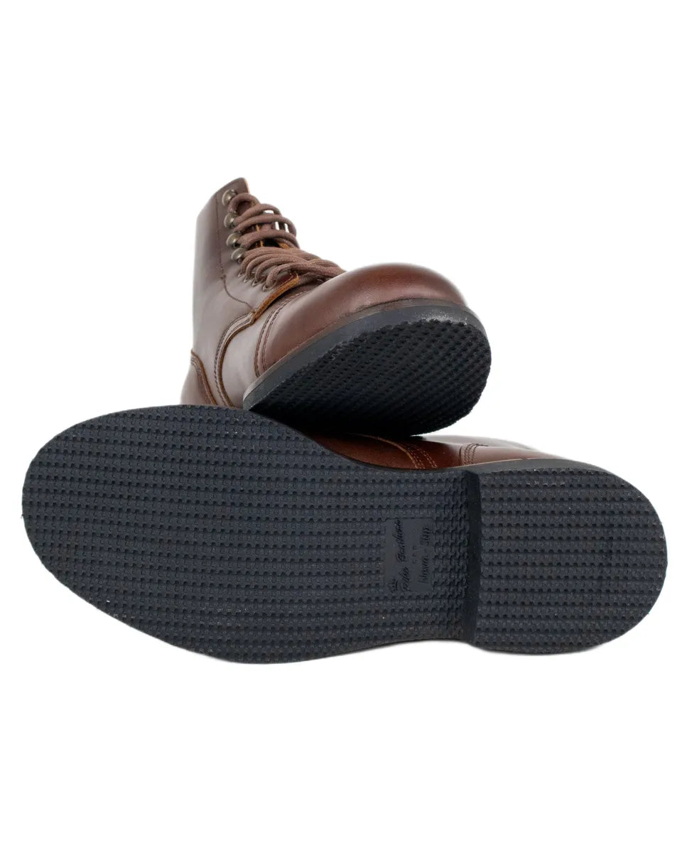 Pike Brothers - Kängor - 1966 Low Quarters - Cognac