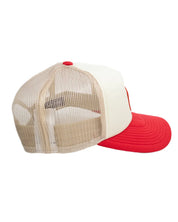 Brixton - Truckerkeps - Lost In Reality - Leopard - Vit/Röd