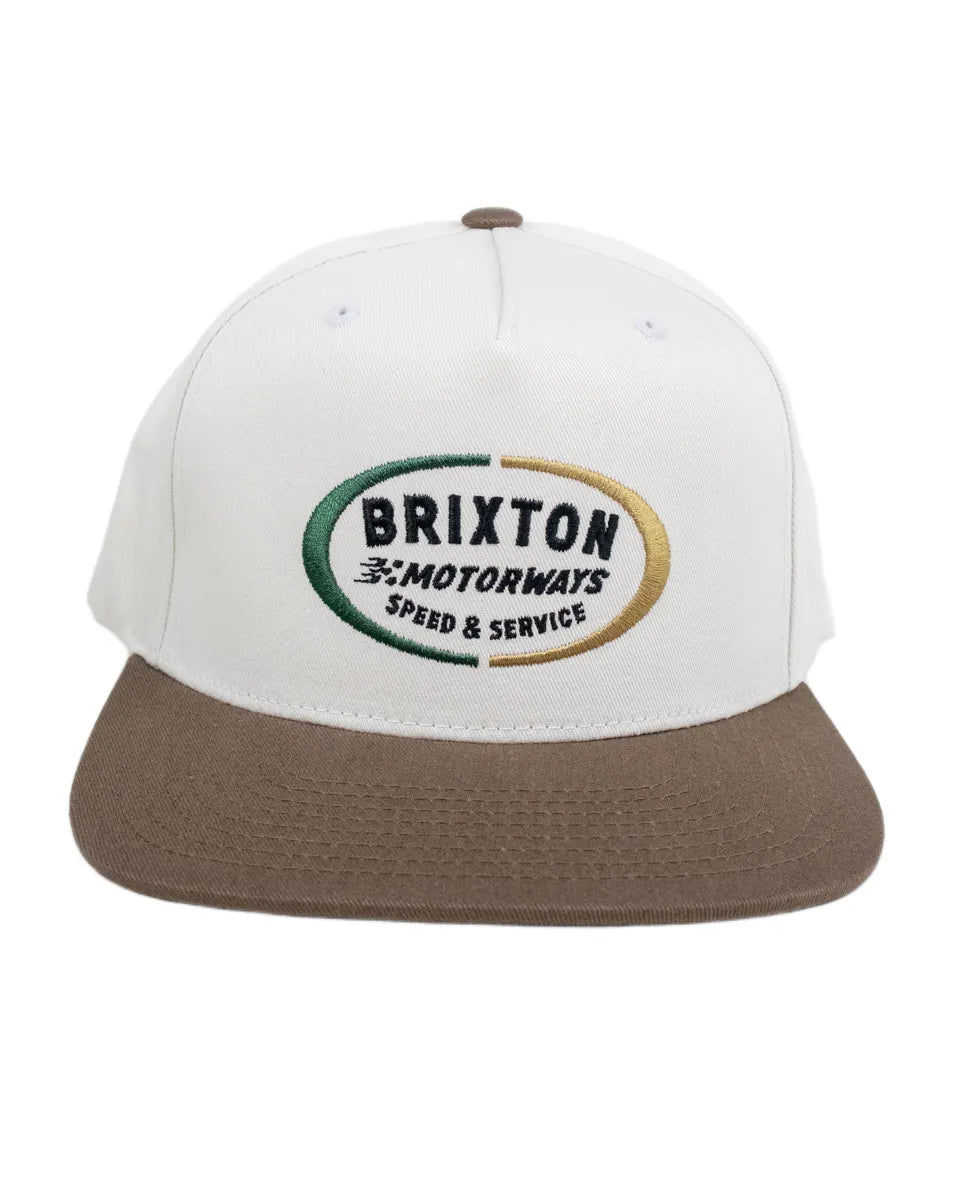 Brixton - Snapback Keps - Rhett - Vit/Brun