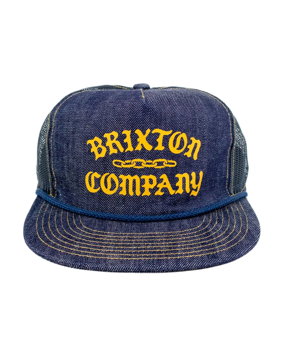 Brixton - Truckerkeps - Chains i Denim - Blå