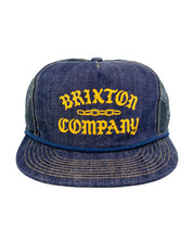 Brixton - Truckerkeps - Chains i Denim - Blå
