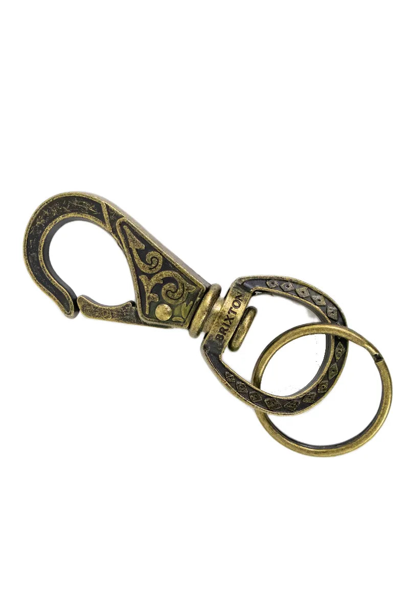 Brixton - Nyckelring - Scroll Keychain - Brons