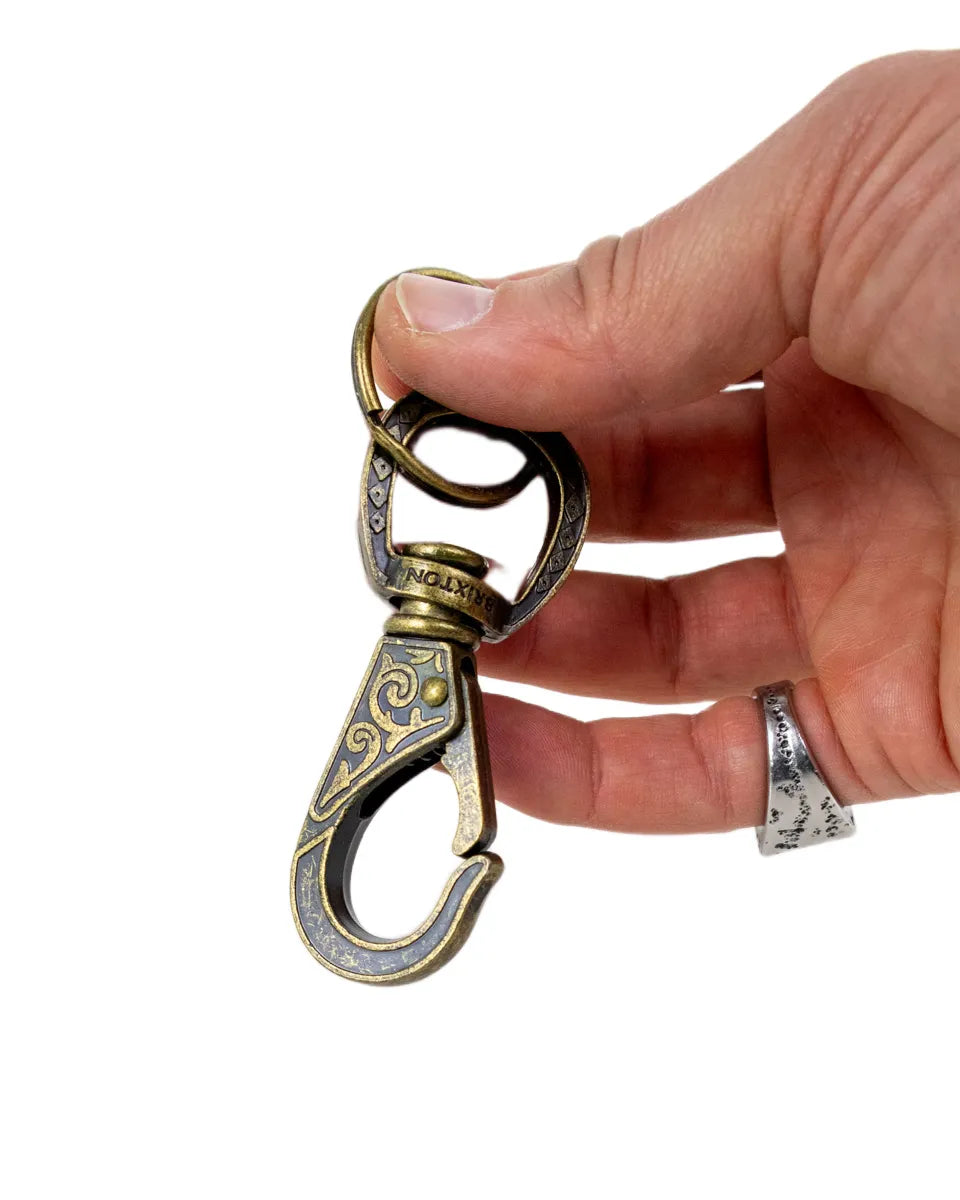 Brixton - Nyckelring - Scroll Keychain - Brons