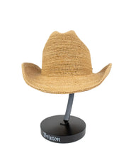 Brixton - Cowboy raffia Stråhatt - Packbar - Odessa - Beige