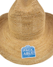 Brixton - Cowboy raffia Stråhatt - Packbar - Odessa - Beige