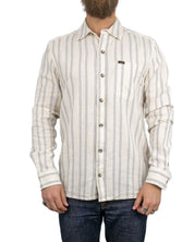 Lee - Skjorta - Leesure Randig - Dustier - Vit