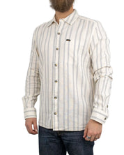 Lee - Skjorta - Leesure Randig - Dustier - Vit