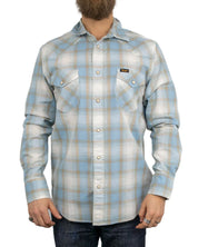Wrangler - Skjorta Rutig - Western Shirt - Ljusblå